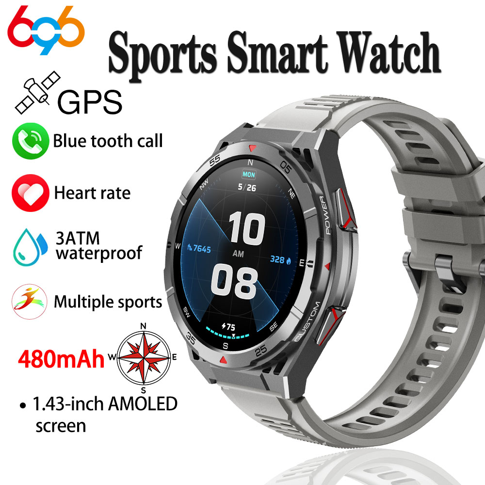 Smartwatch Face - Nouvelle montre intelligente GPS sport boussole