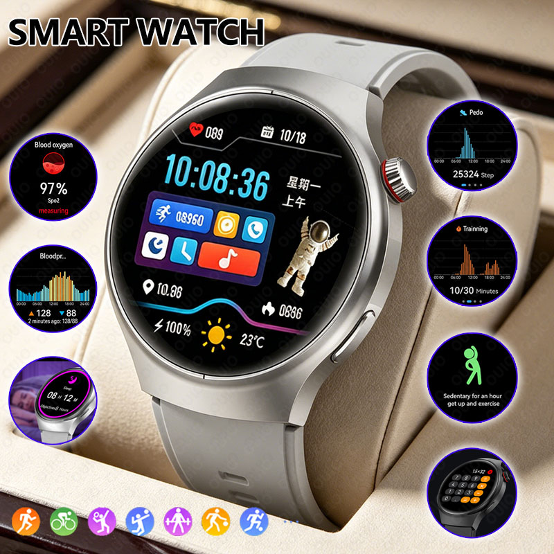 Smartwatch M Active - Nouvelle montre connectée avec appel Bluetooth,