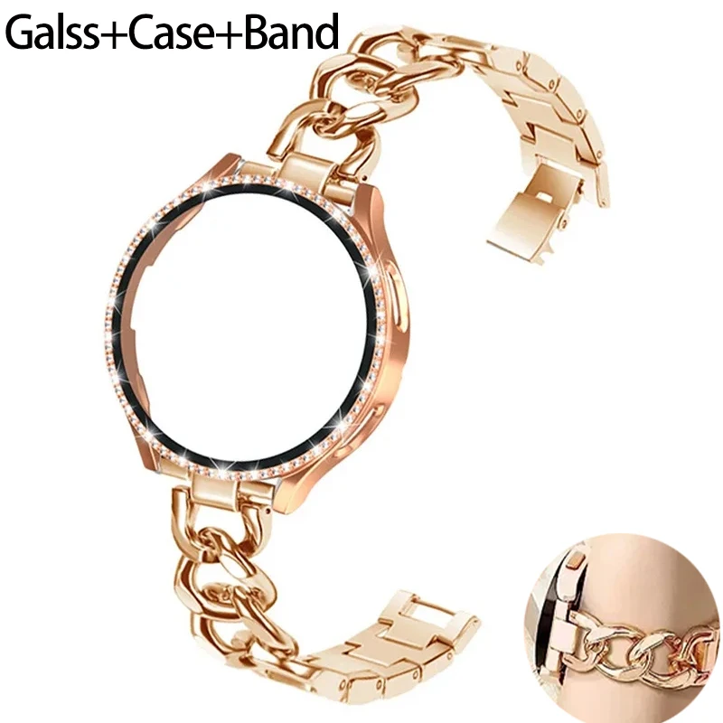 Accessories For Galaxy Watch 5 - Étui + Bracelet scintillant pour Samsung