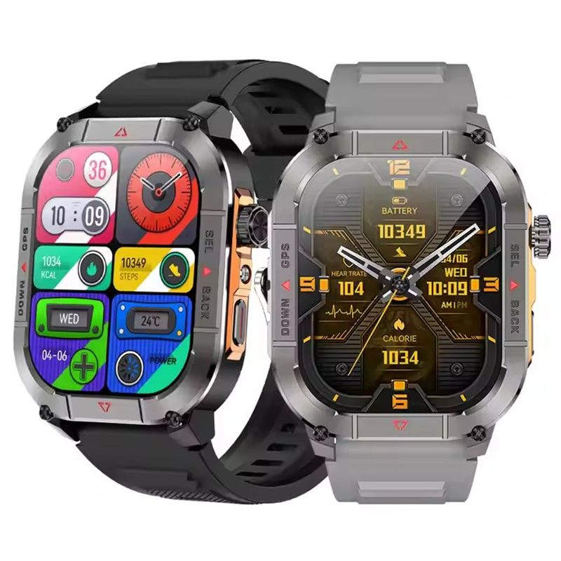 Smartwatch Touch - Nouveau HK84 hommes montre intelligente AMOLED