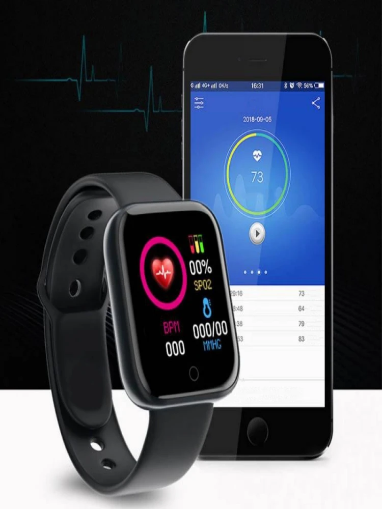 Smartwatch Touch - Montre connectée pour femmes et hommes,