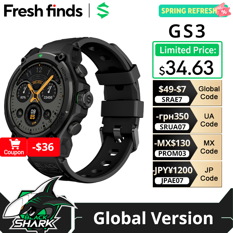 Smartwatch Faces - Première mondiale : Montre connectée Blackshark