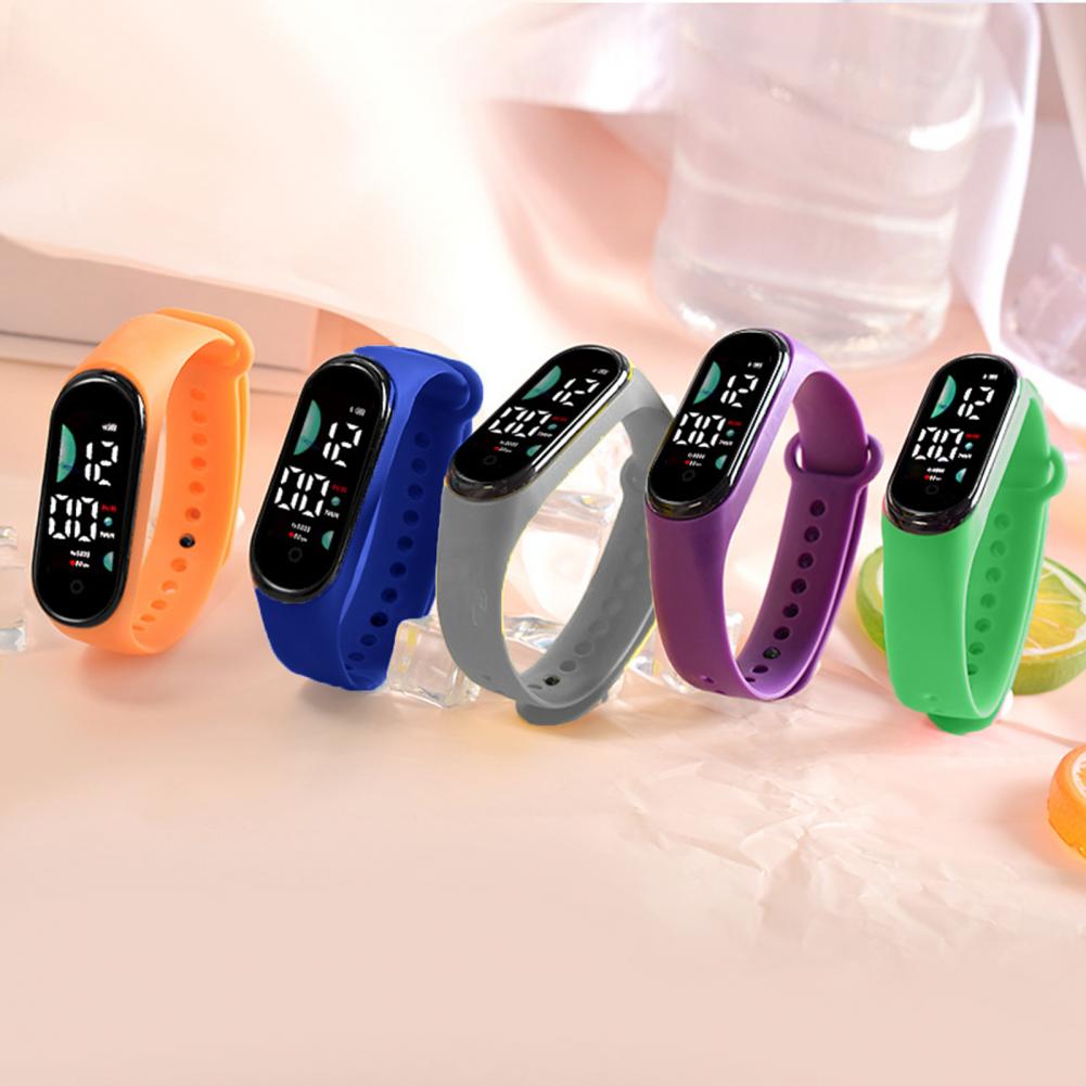 Smartwatch Touch - Montre intelligente LED numérique étanche pour