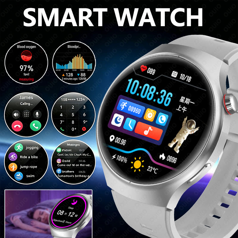 Smartwatch M Active - Montre connectée 2026, mode multisports, suivi