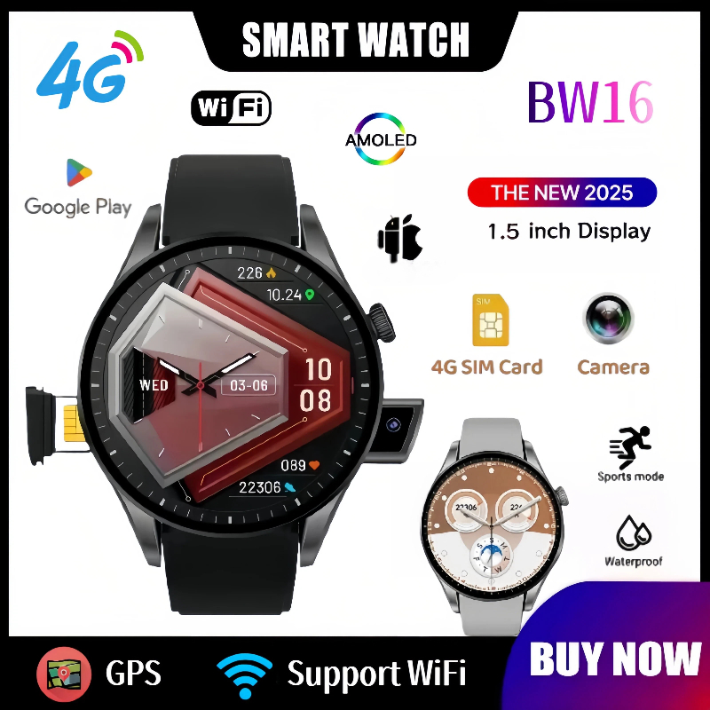 Smartwatch Icon - Nouvelle montre intelligente 4G BW16 :