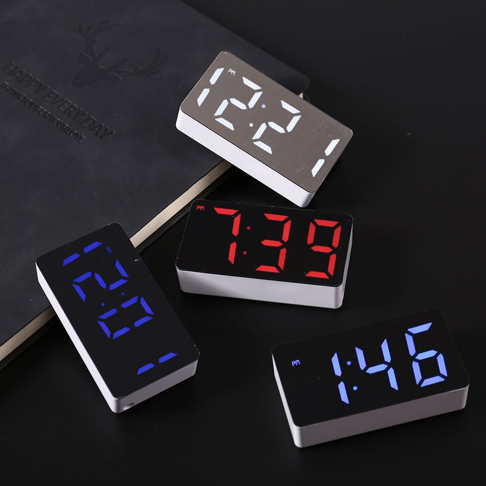 Smartwatch Face - LED montre électronique miroir réveil ameublement