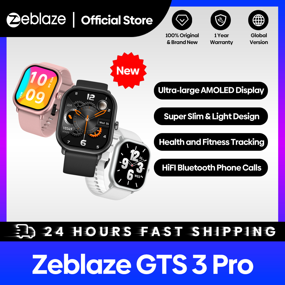 Smartwatch Faces - Nouveau Zeblaze GTS 3 Pro appel