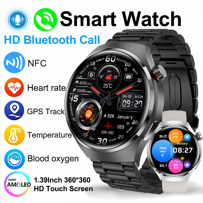 Smartwatch Faces - Nouvelle montre connectée 2026 avec moniteur