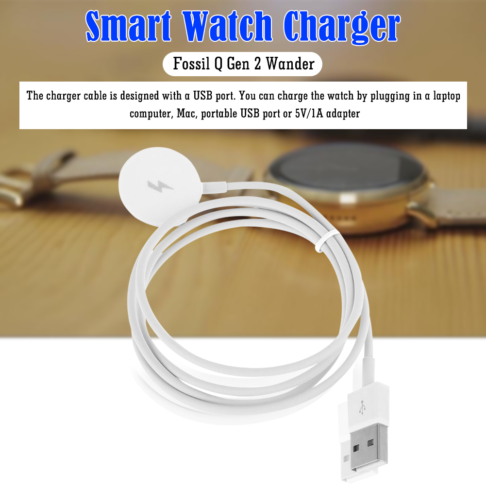 Fossil Smartwatch Accessories - Câble de charge USB pour montre,