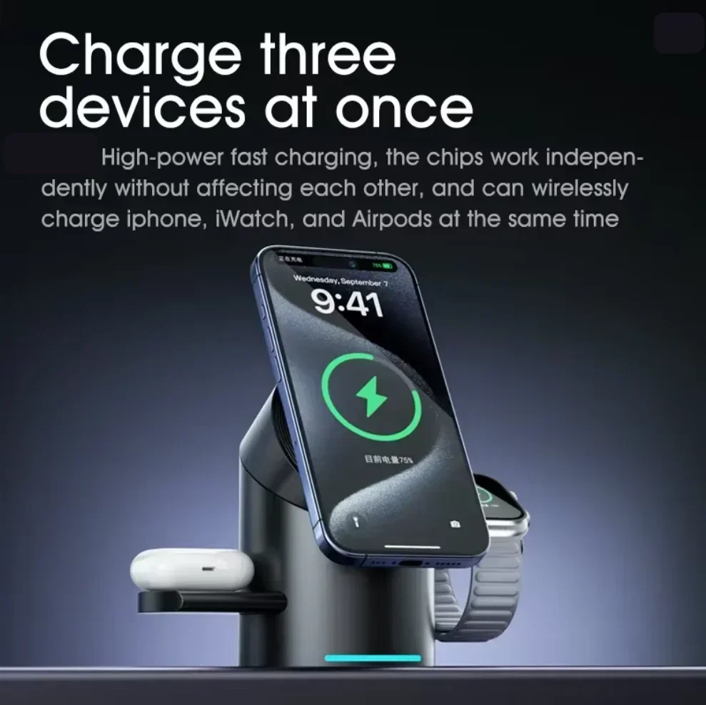 Chargeur sans fil magnétique 3 - Smartwatch Touch avis et prix