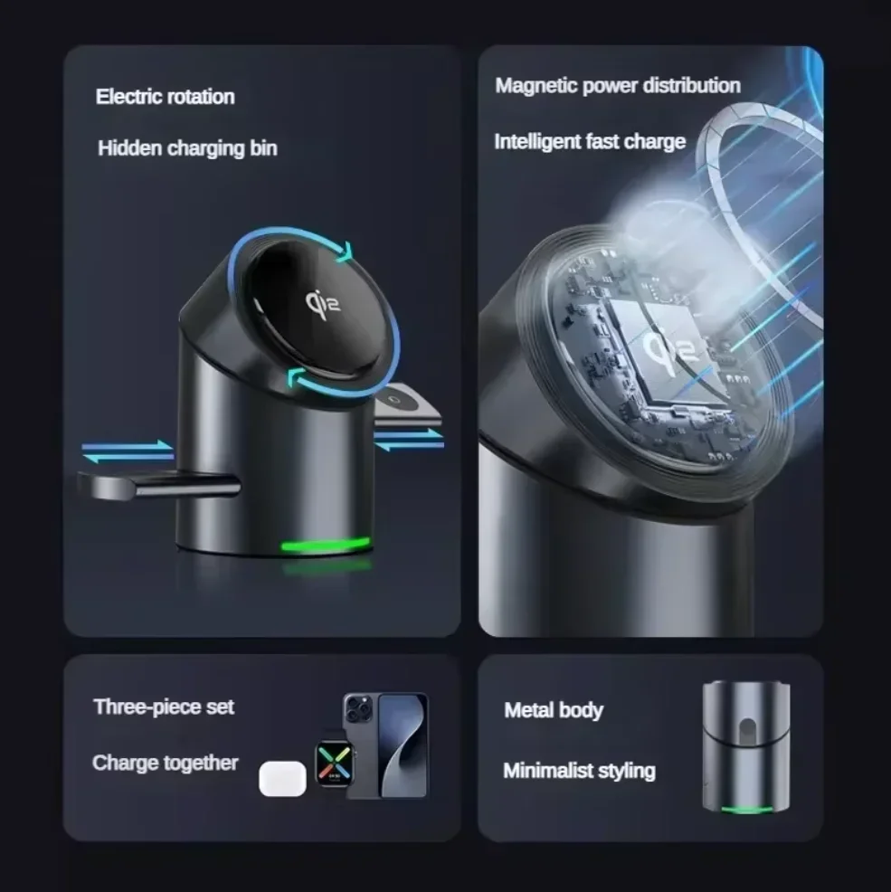 Chargeur sans fil magnétique 3 - Smartwatch Touch avis et prix