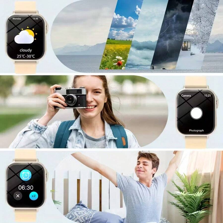 1pc Montre connectée 2025 avec - Smartwatch Touch avis et prix