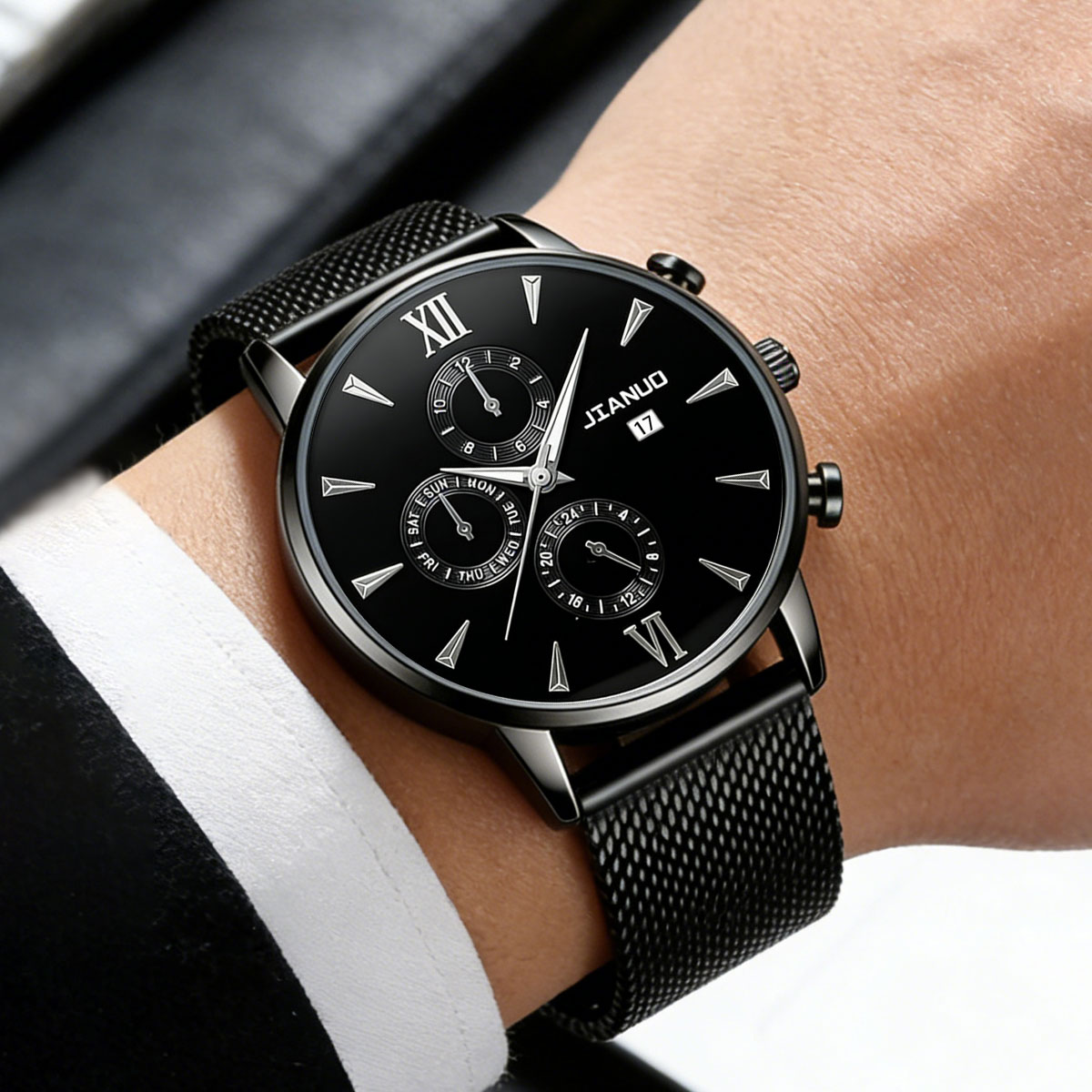 Montre à quartz tendance pour  - Stainless Mesh Band avis et prix