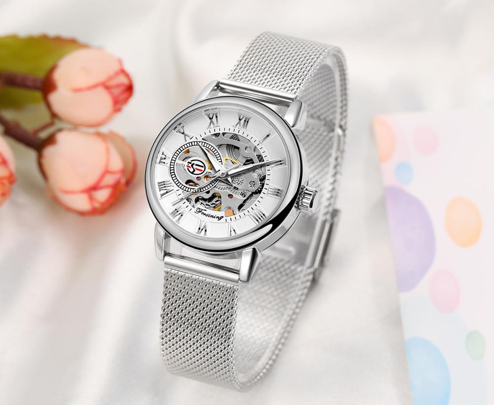 Reloj Mujer FORSINING mode fem - Stainless Mesh Band avis et prix