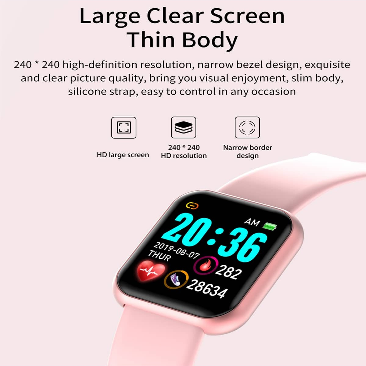 Montre connectée Y68 D20 pour  - Smartwatch Touch avis et prix