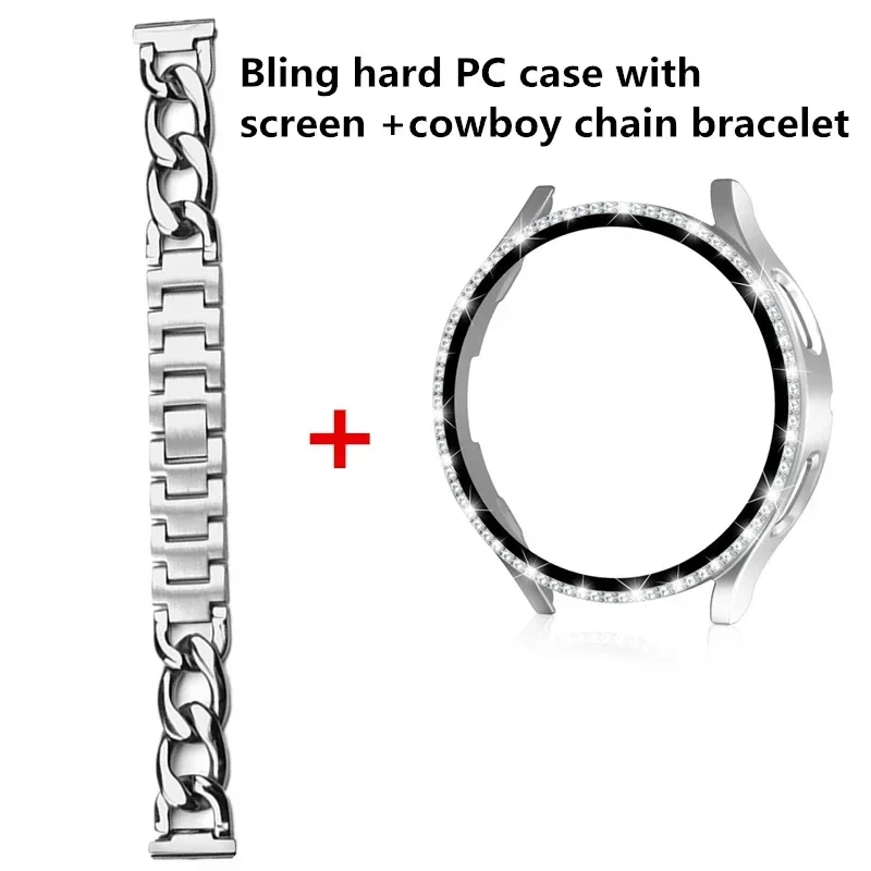 Étui + Bracelet scintillant po - Accessories For Galaxy Watch 5 avis et prix