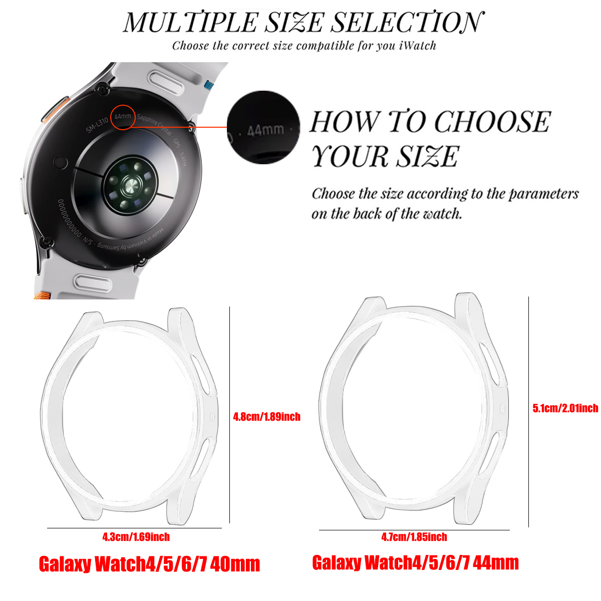 Étui scintillant pour Samsung  - Accessories For Galaxy Watch 5 avis et prix