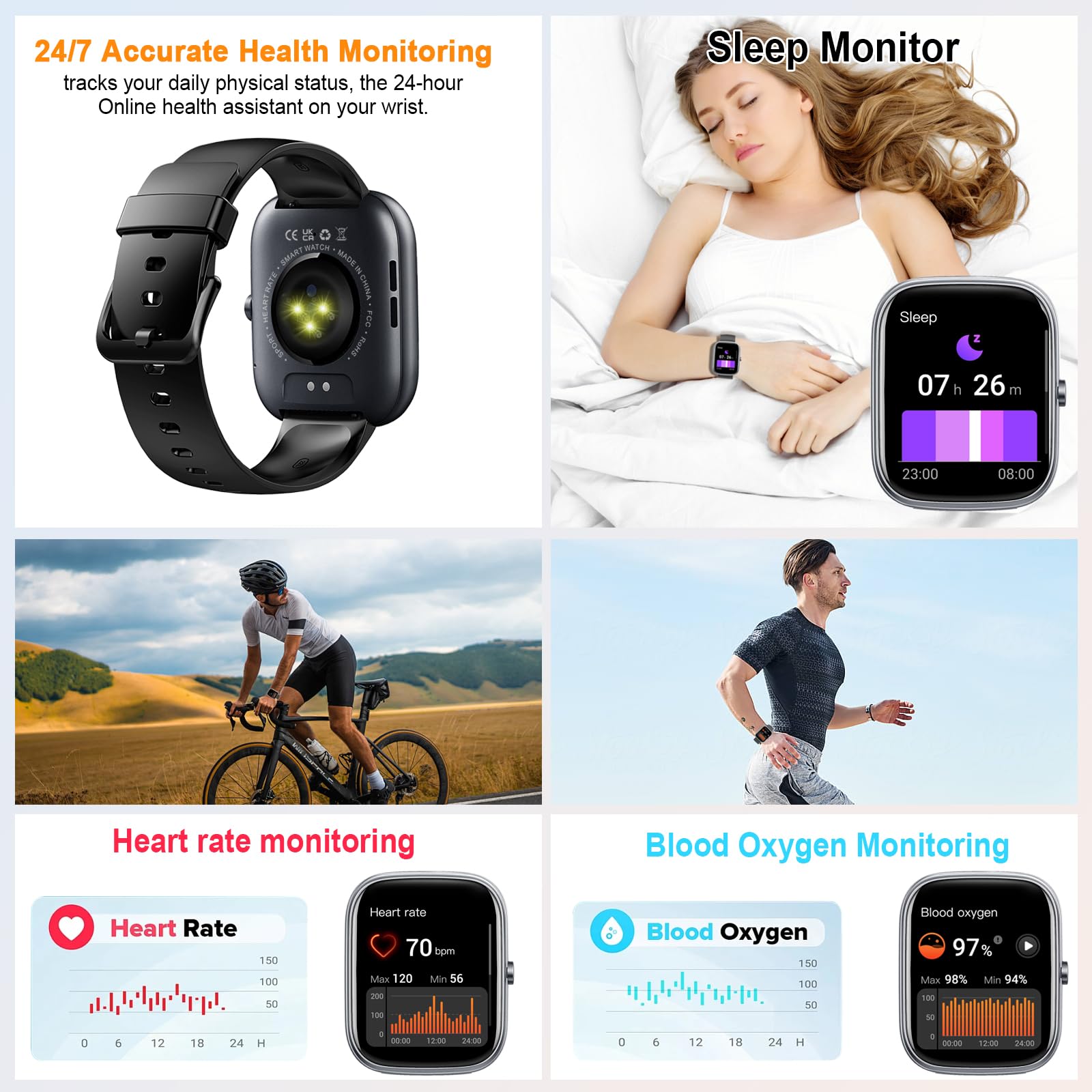 Montre intelligente étanche IP - Smartwatch Faces avis et prix