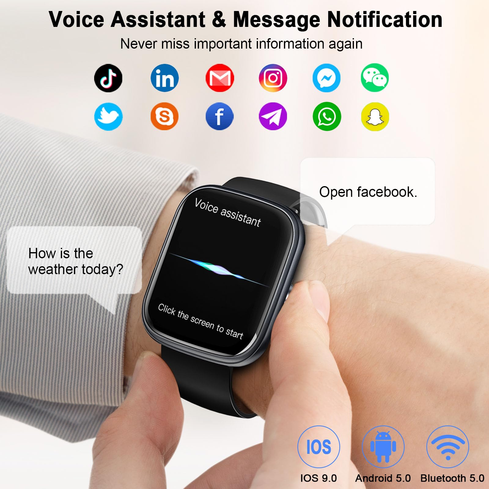Montre intelligente étanche IP - Smartwatch Faces avis et prix