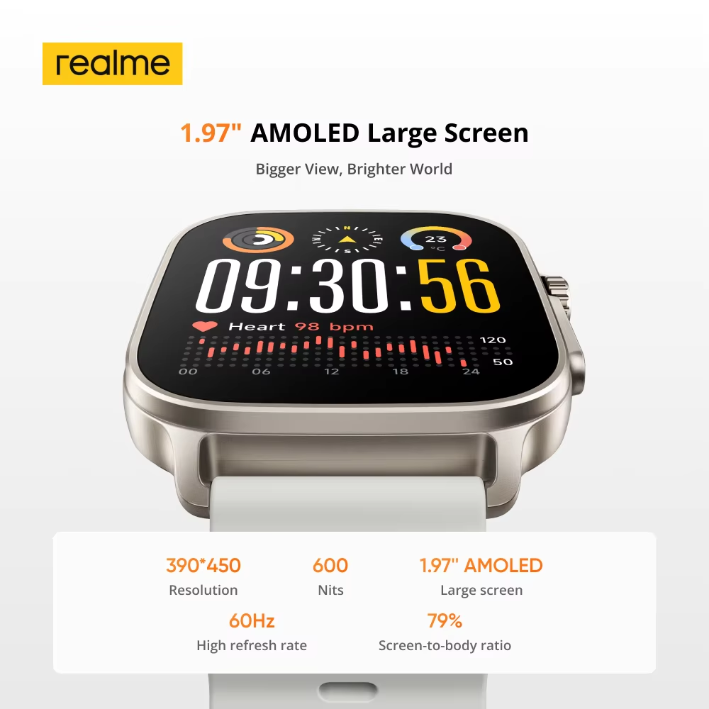 Version mondiale realme montre - Smartwatch Faces avis et prix