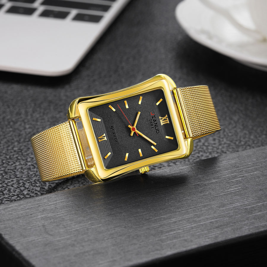 Carillon-Montre à quartz carré - Stainless Mesh Band avis et prix