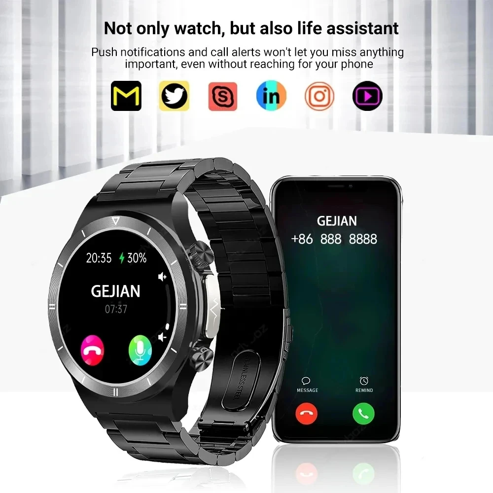 Montre connectée ECG GEJIAN av - Smartwatch M Active avis et prix